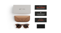 Розумні окуляри Ray-Ban Meta Skyler Gen 2 Standard Shiny Transparent Peach Frame / Clear to Brown Transitions