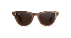 Розумні окуляри Ray-Ban Meta Skyler Gen 2 Standard Shiny Transparent Peach Frame / Clear to Brown Transitions