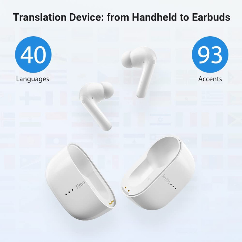 イヤホン Timekettle Translator Earbuds Наушники переводчики Timekettle M3 Language Translator Earbuds в