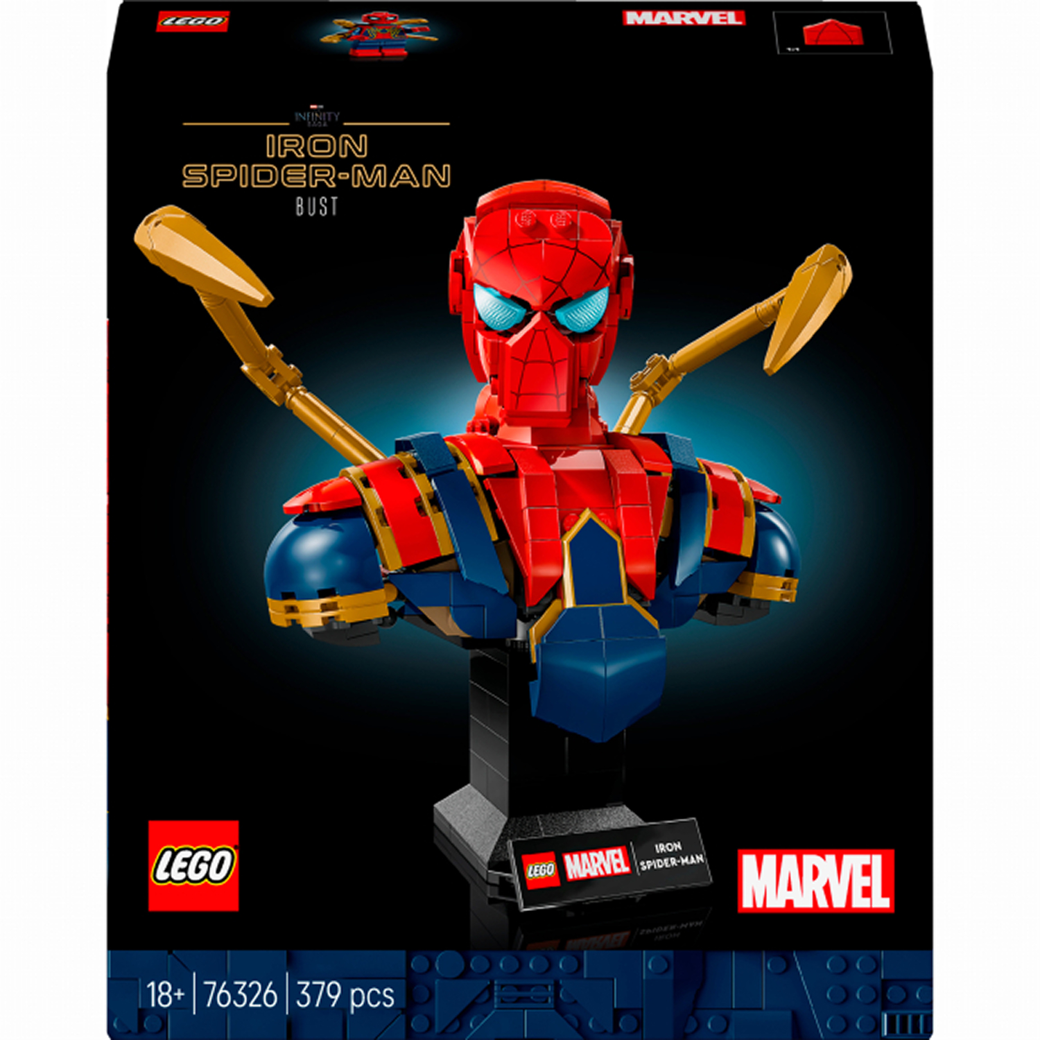 Конструктор LEGO Marvel Погруддя Залізної Людини-Павука - VR STORE